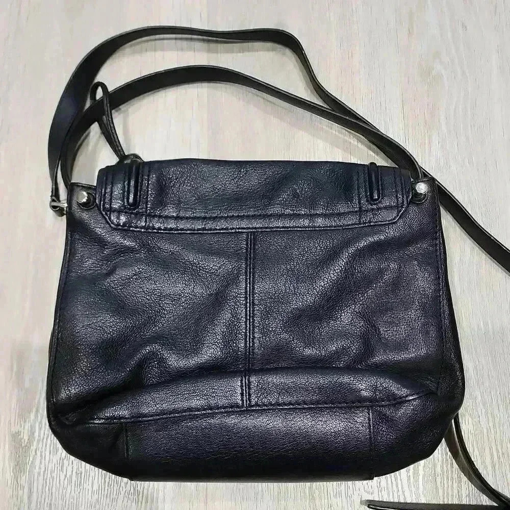 Kate Spade New York Women's Leather Tassel Saddle Crossbody Bag Black One Size - Picture 9 of 10